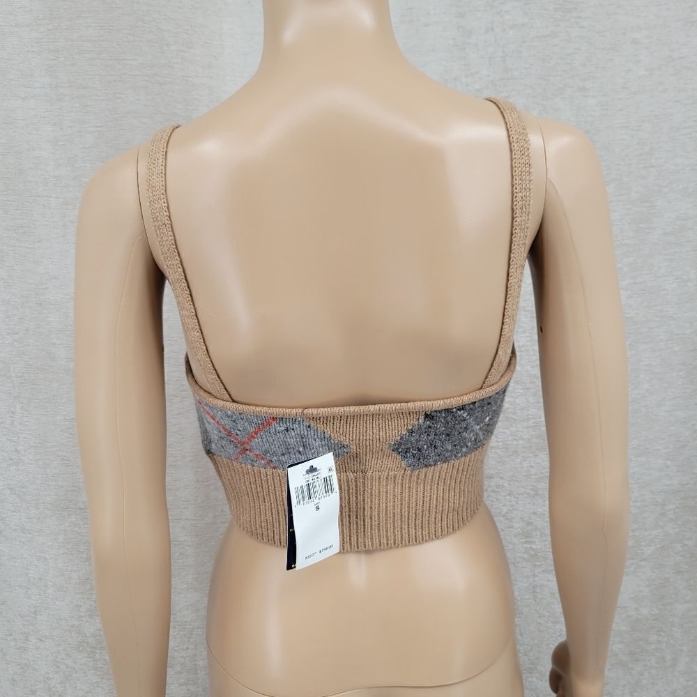 Polo Ralph Lauren Argyle Wool-Cashmere-Blend Bralette NWT - Picture 5 of 9